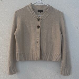 Quince Button-Up Cardigan Sweater